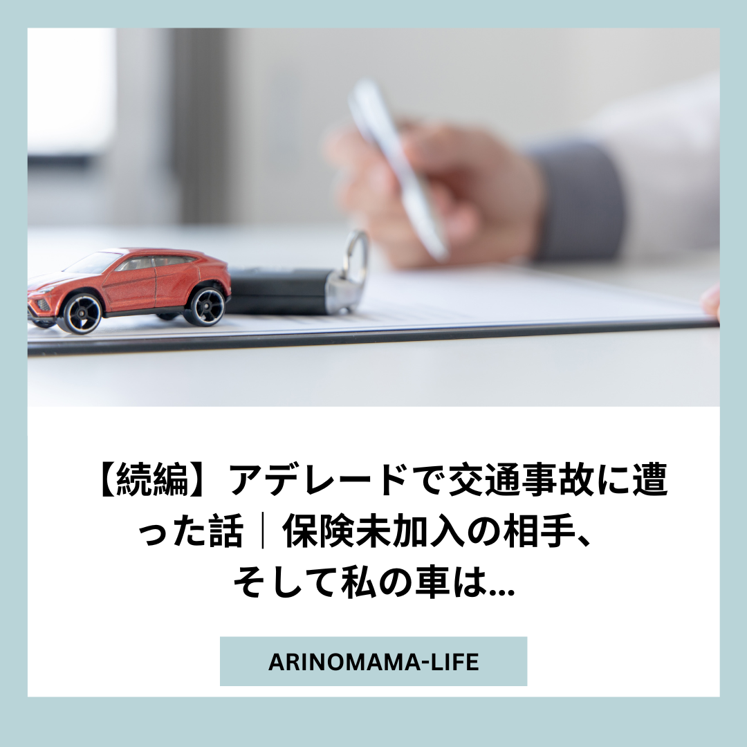 【続編】アデレードで交通事故に遭った話｜保険未加入の相手、そして私の車は…
